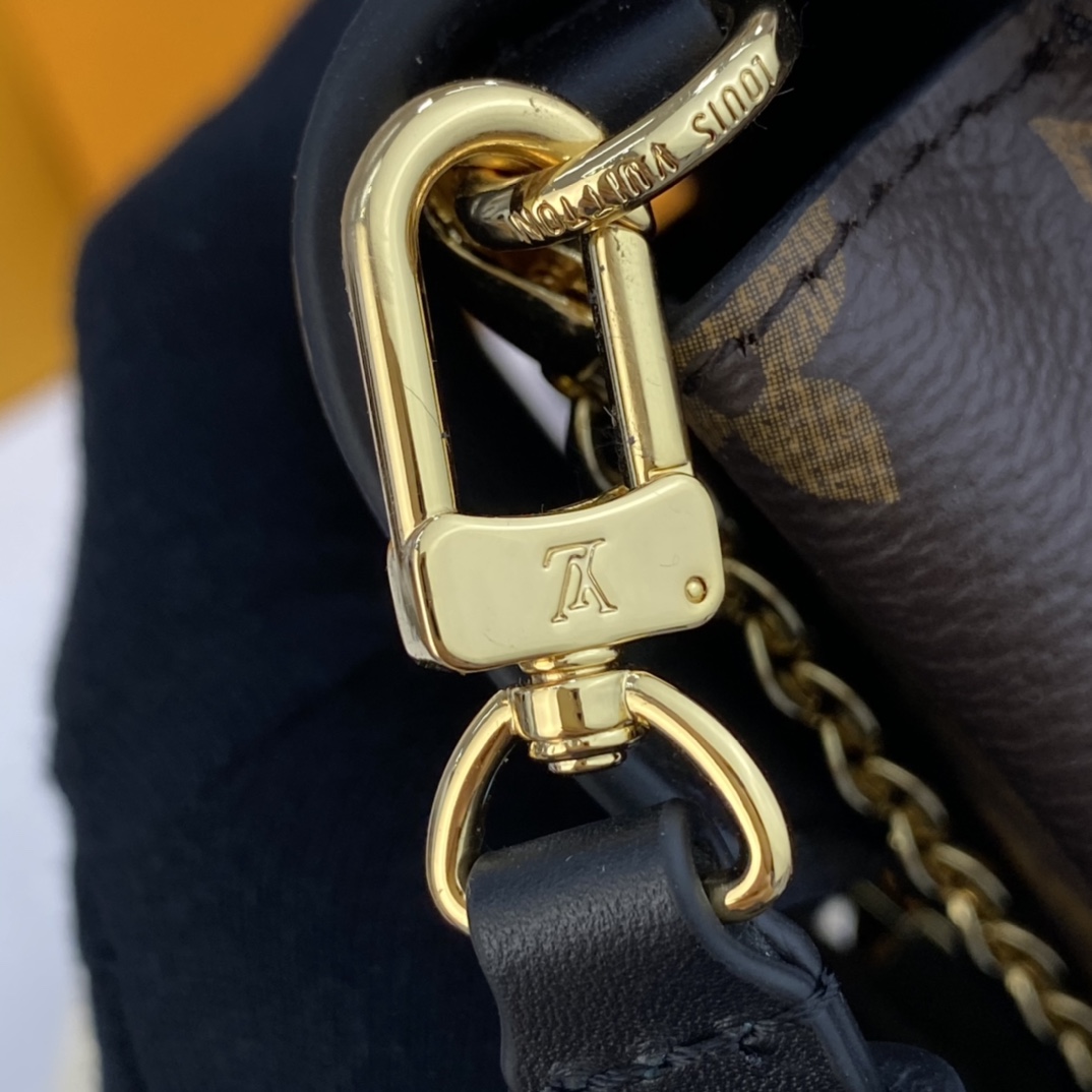 Louis Vuitton PADLOCK ON STRAP Handbag Monogram M80763 Caramel